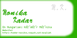monika kadar business card